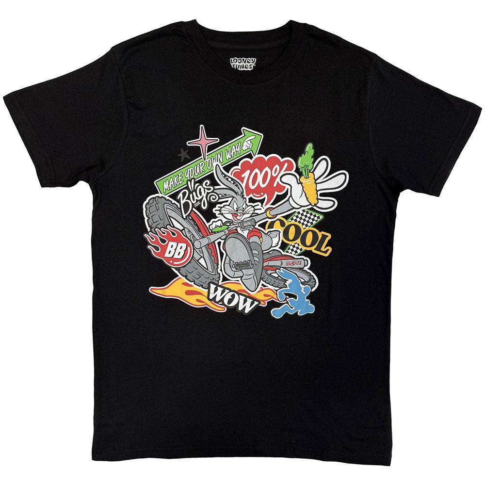 Looney Tunes - Cool Bugs Bunny Herren TShirt - Schwarz